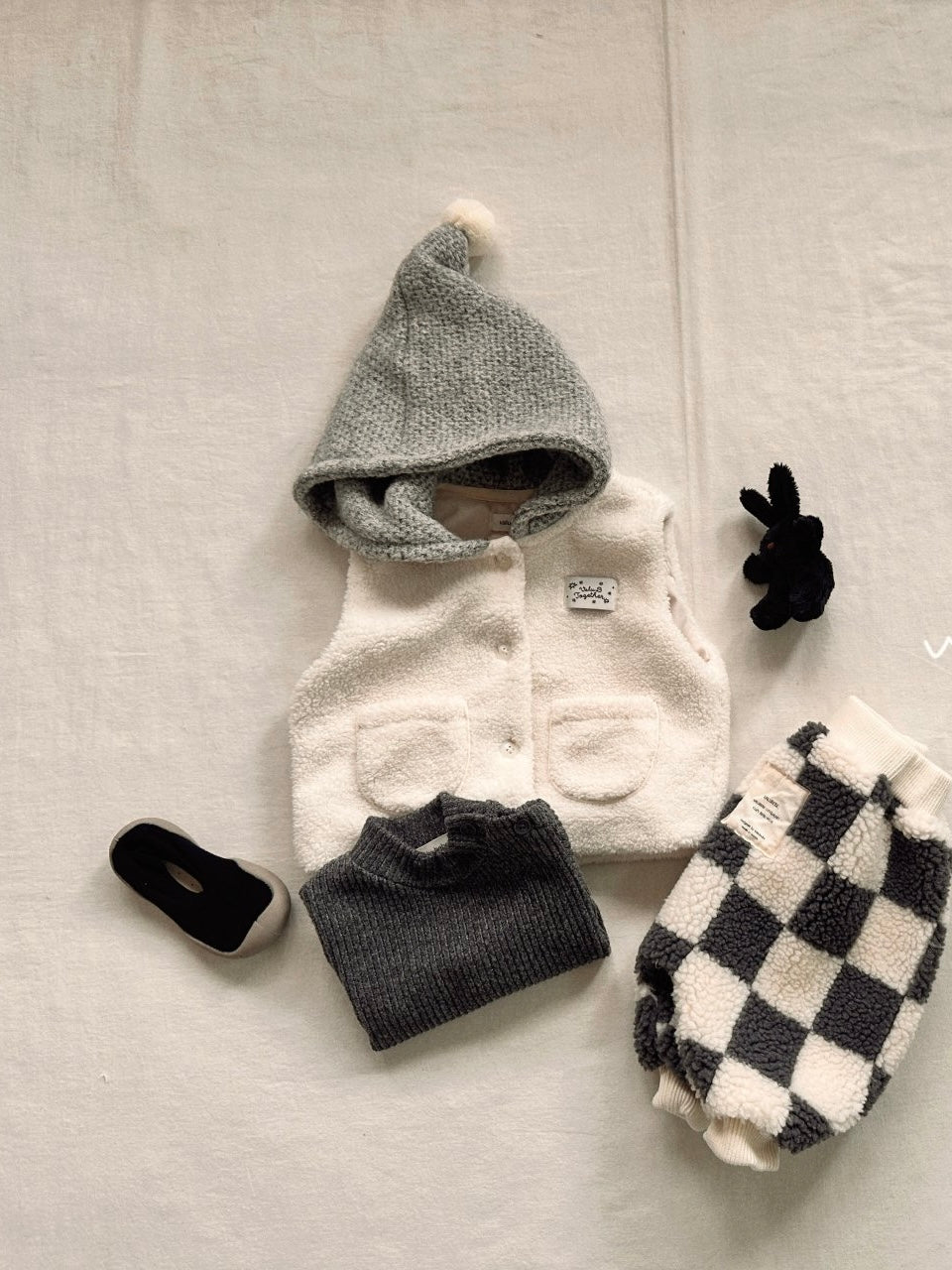 Drop fluffy vest (baby)
