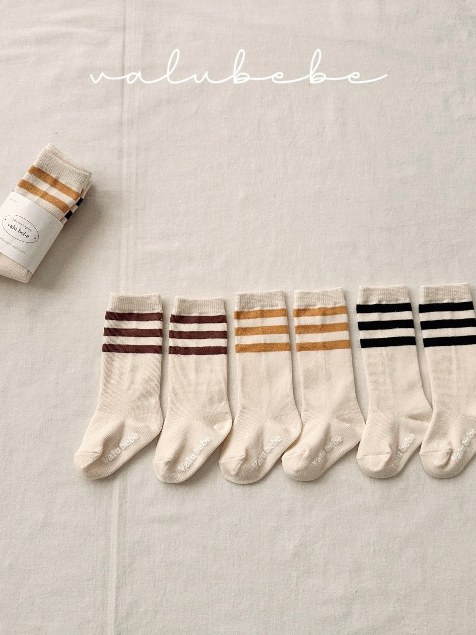 Basic line socks set (baby)