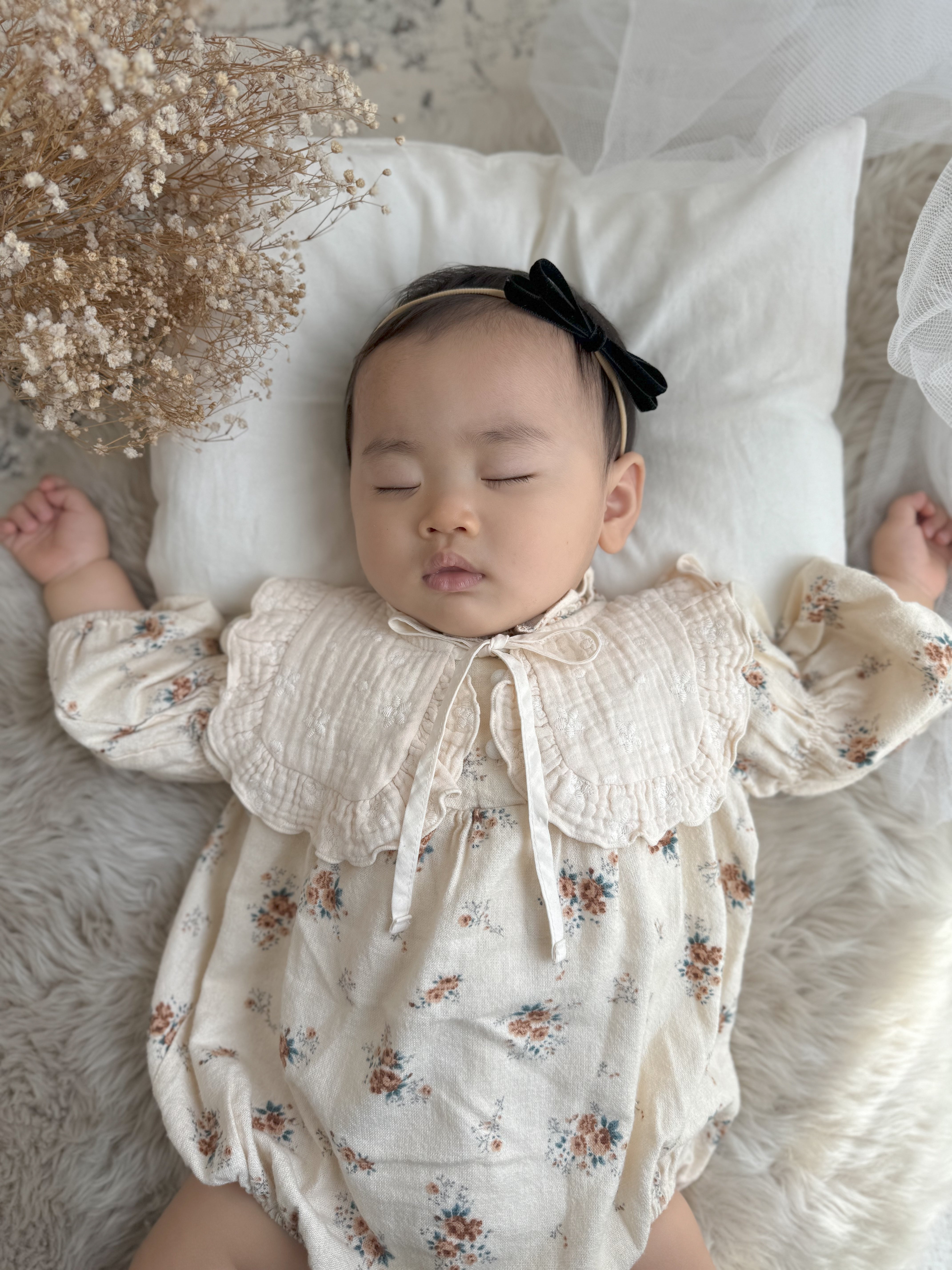 Baby velvet ribbon hairband