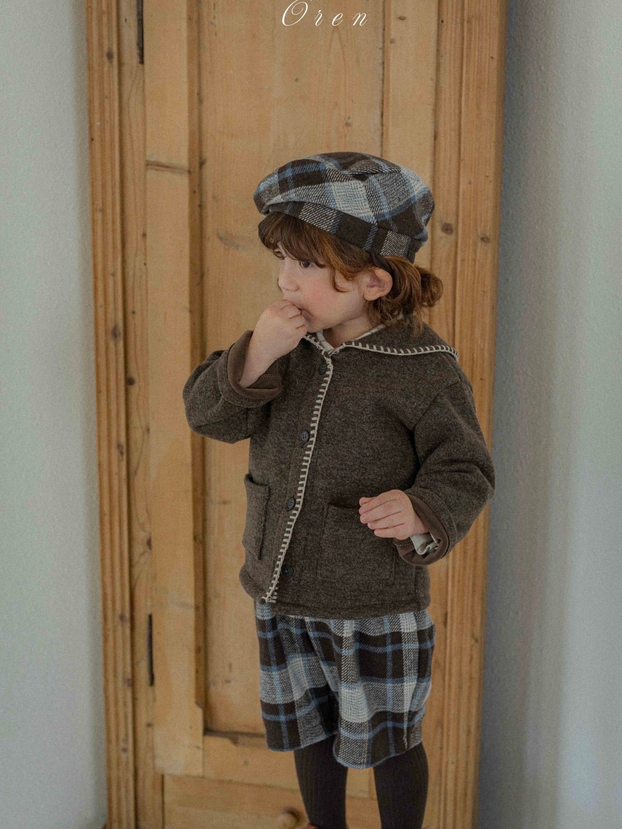 Brunel check beret (baby)