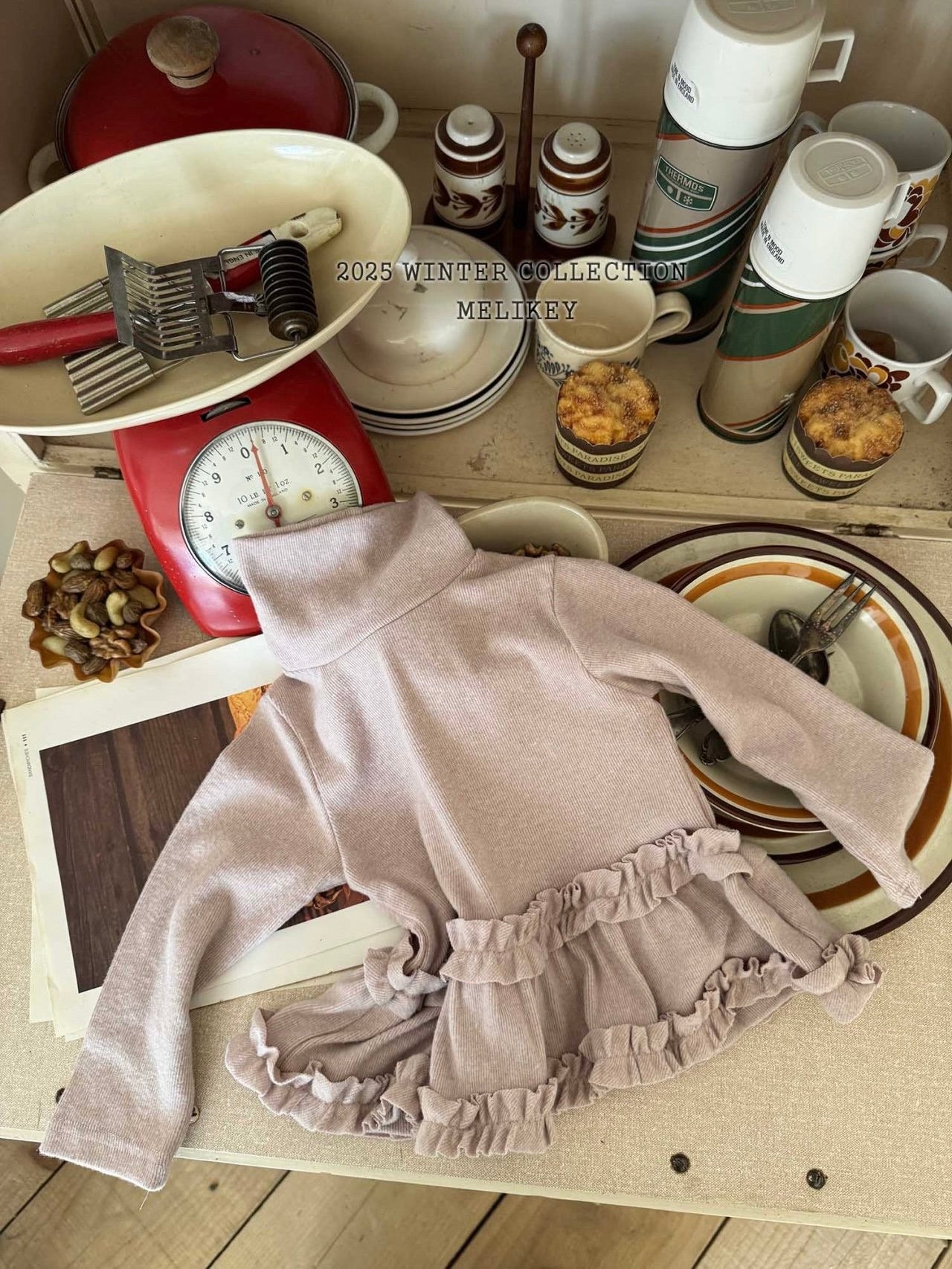 Tutu frill turtle neck T