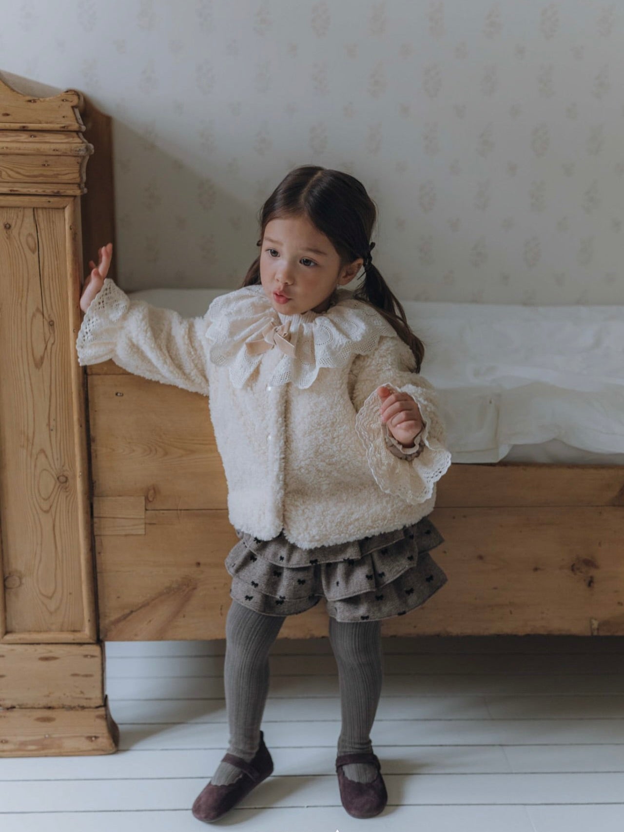 Chloe ribbon cancan pants