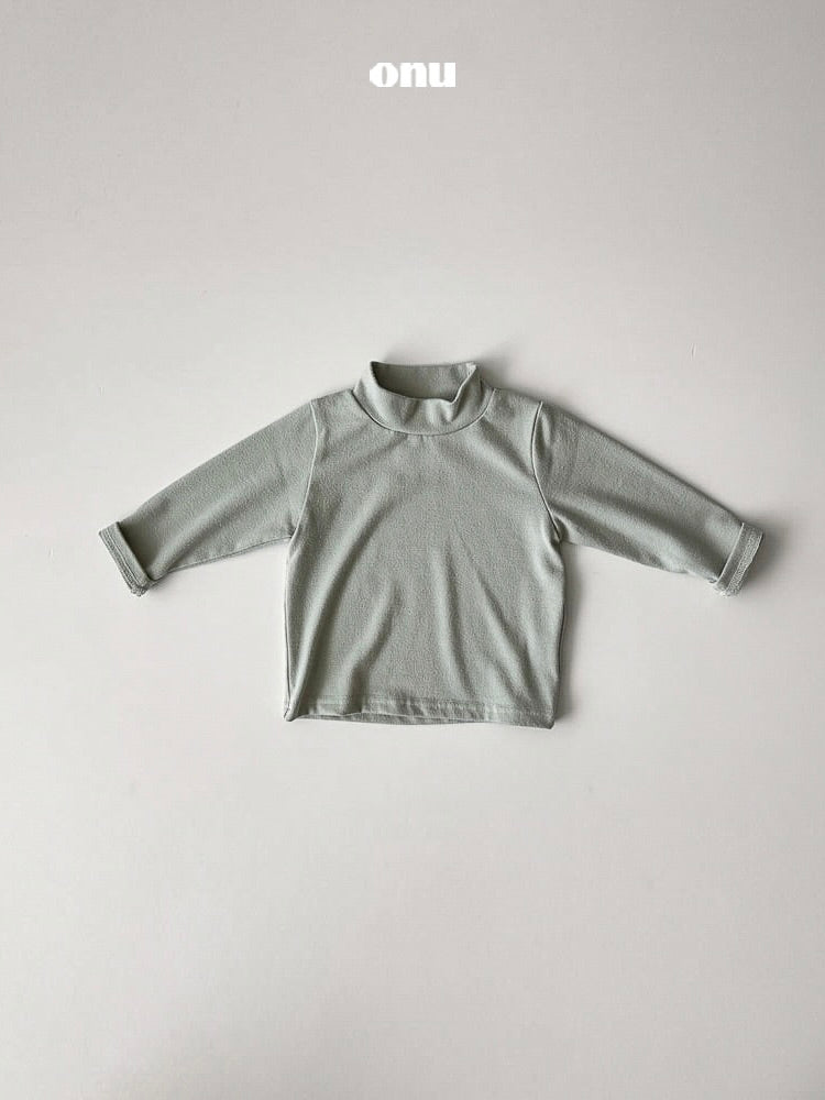 Muji half neck T