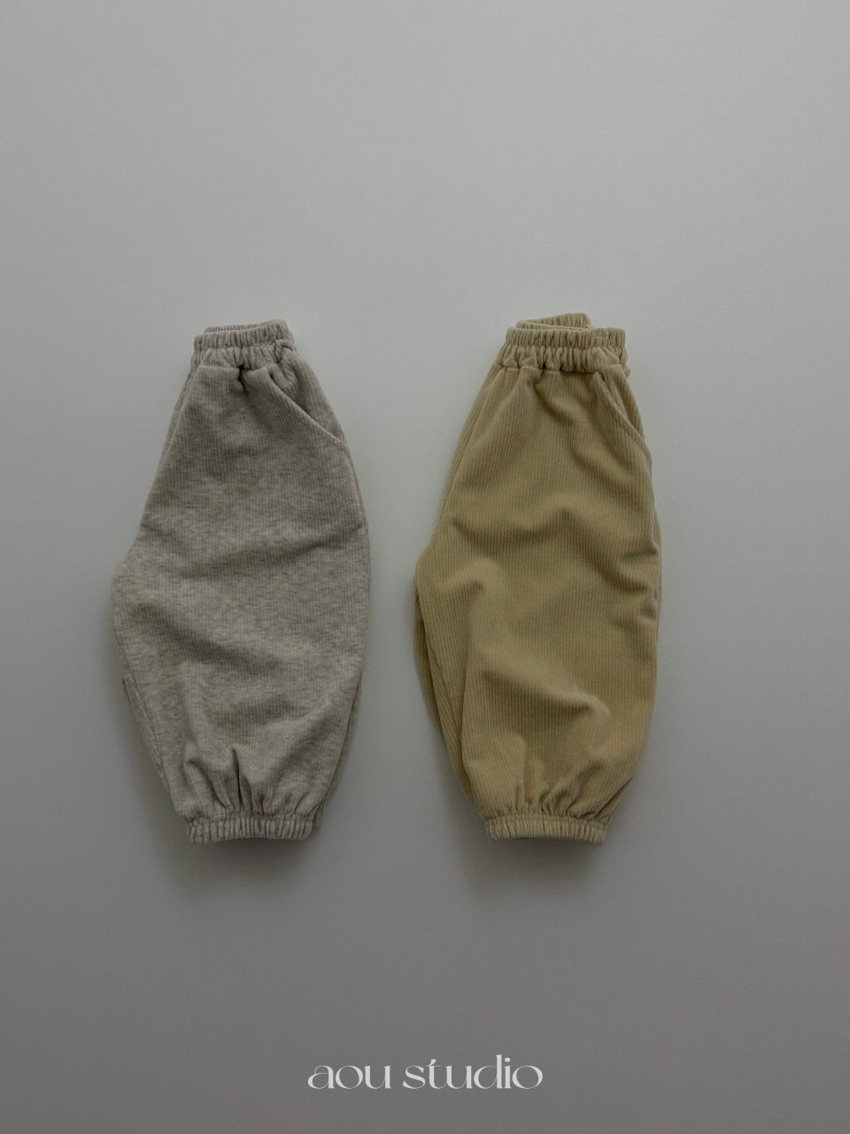 Cream jogger pants