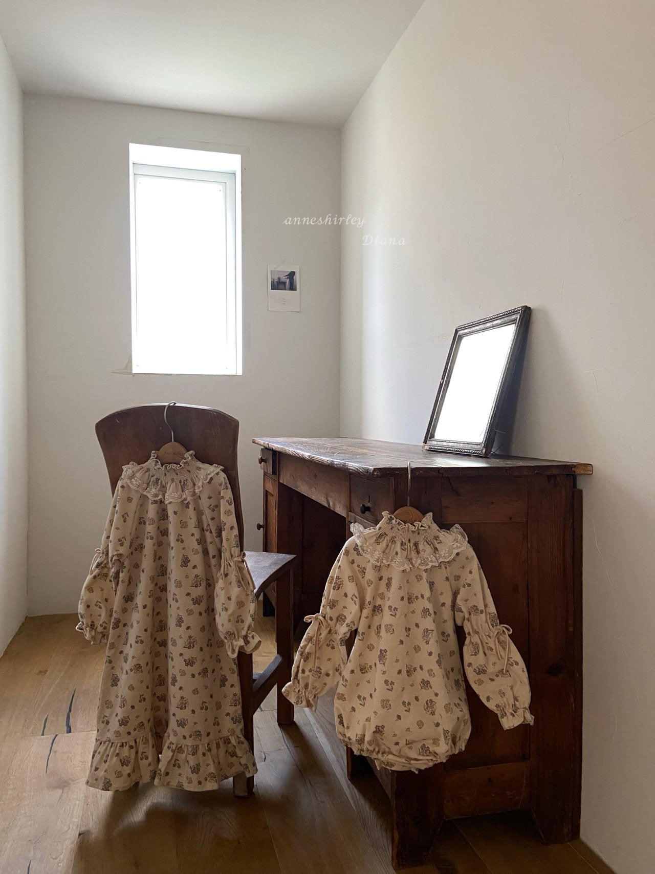 Romance smock one piece