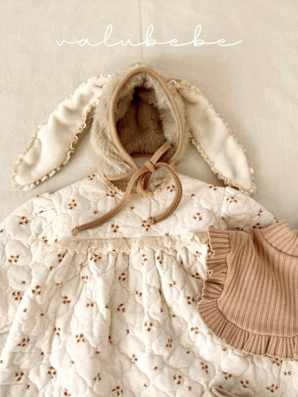 Bunny fur bonnet (baby)