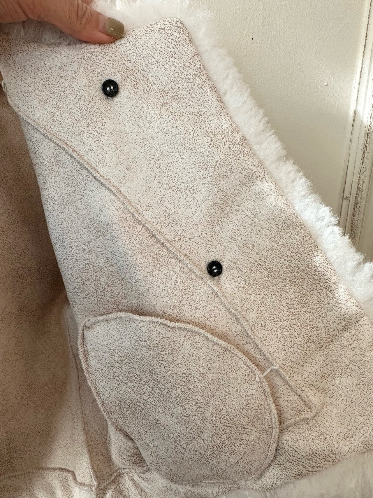 Winter shearling jacket