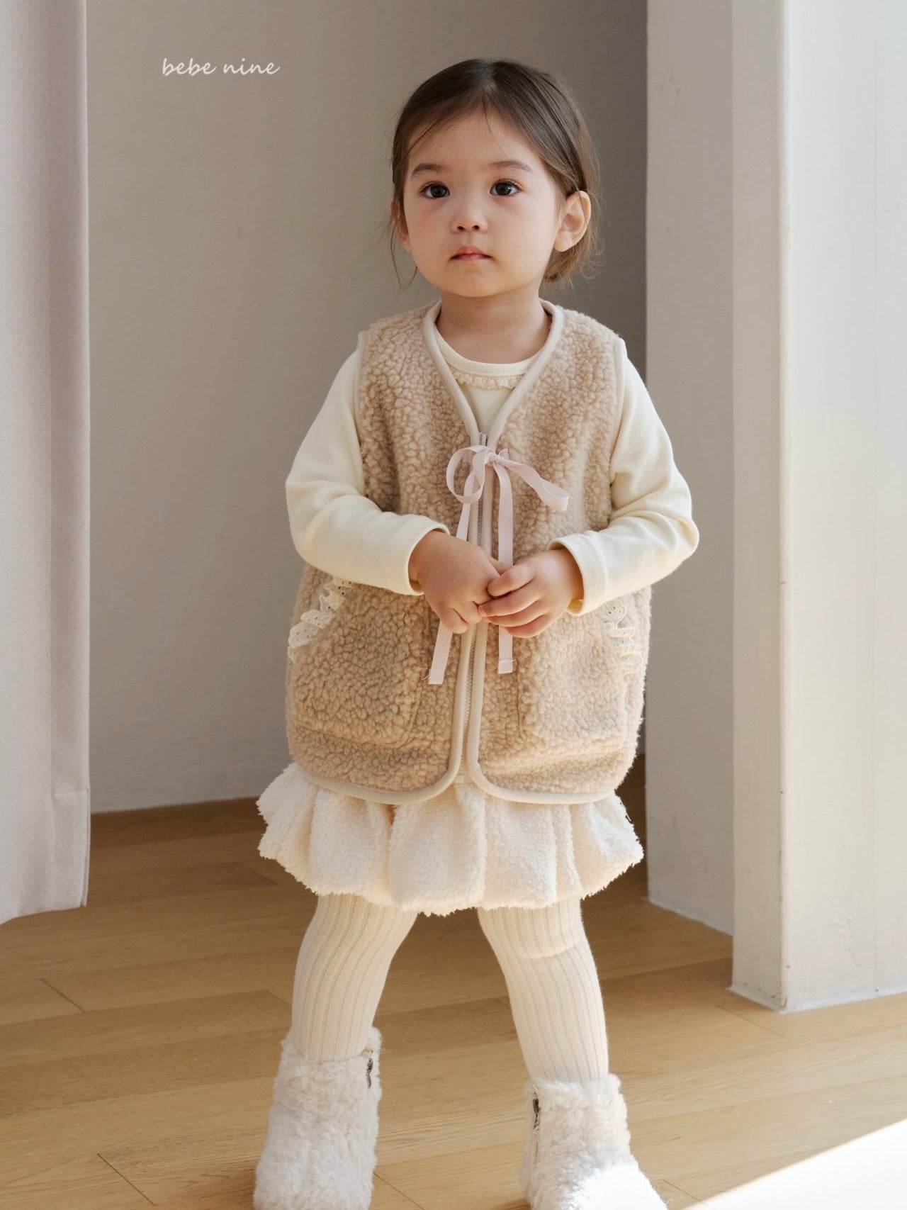 Teddy Frill Vest