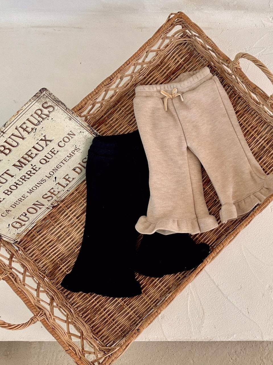 Frill bootcut pants (baby)