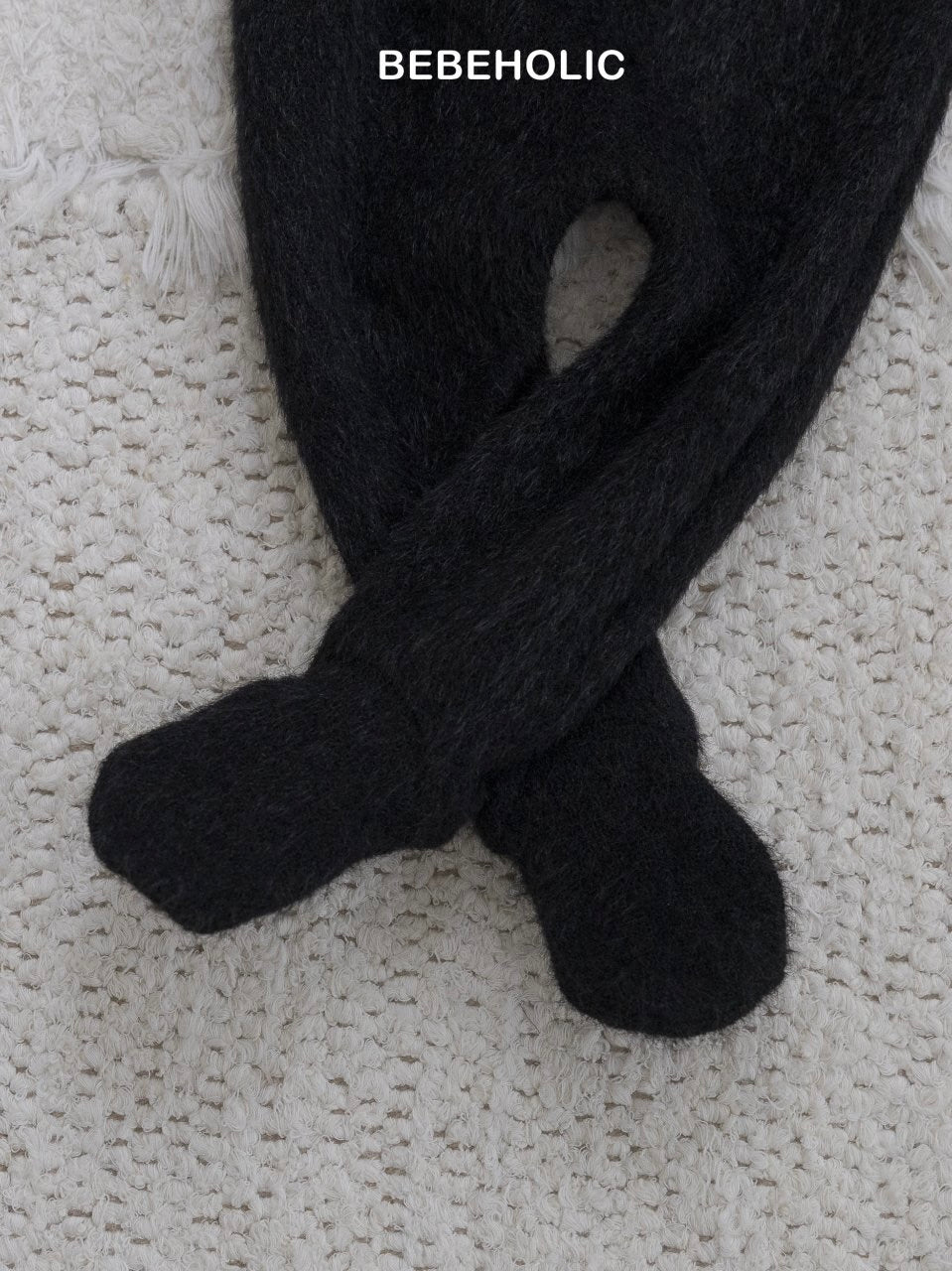 Angora footed leggings