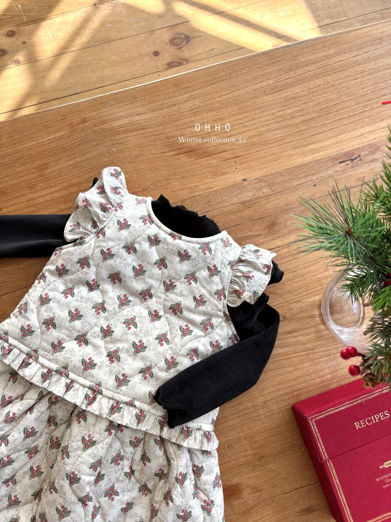 Snowberry quilted skirt