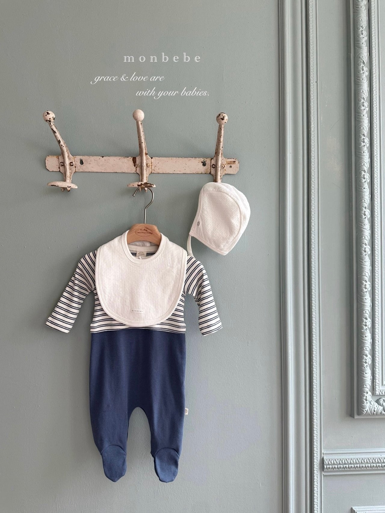 Striped contrast rompers