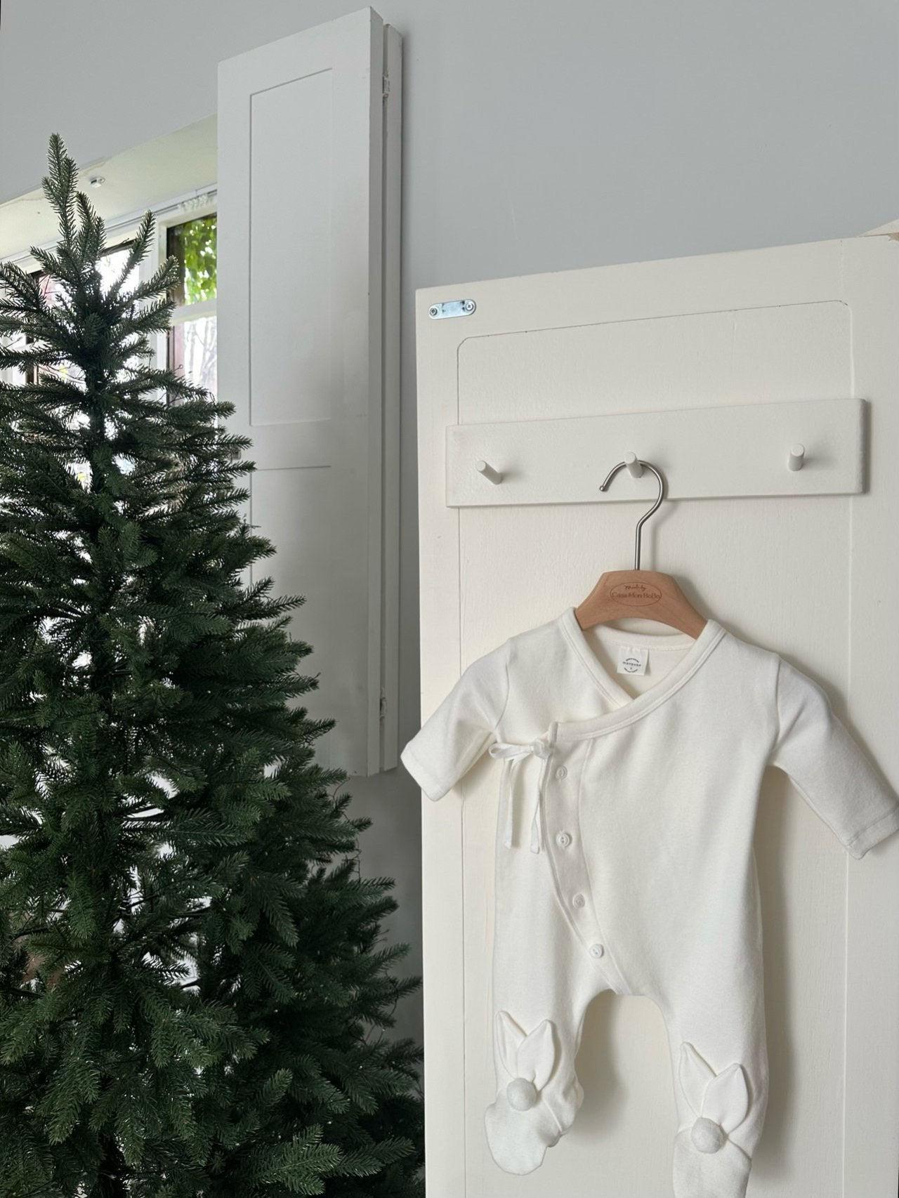 Bunny footed rompers