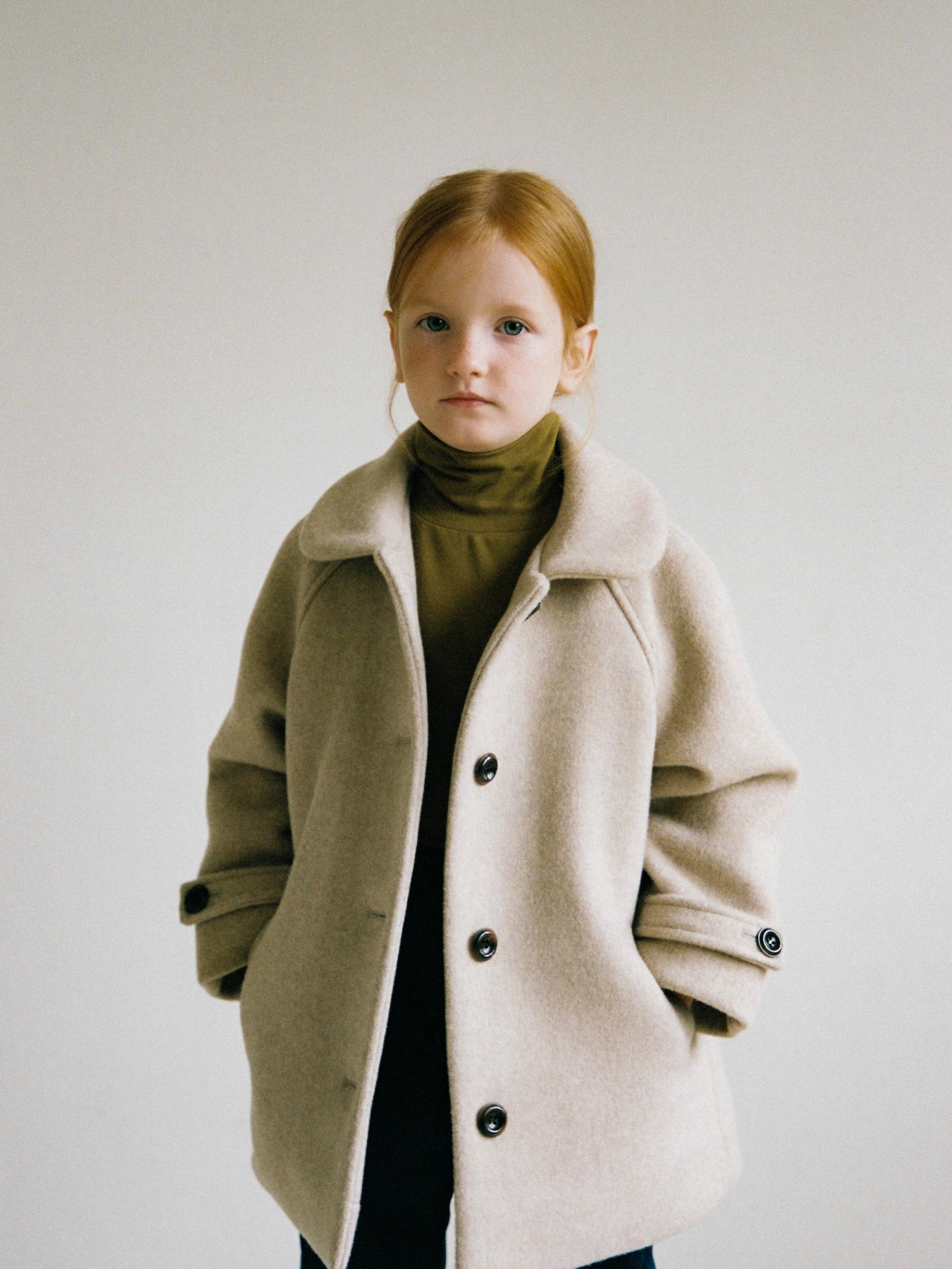 Noa wool coat (beige)