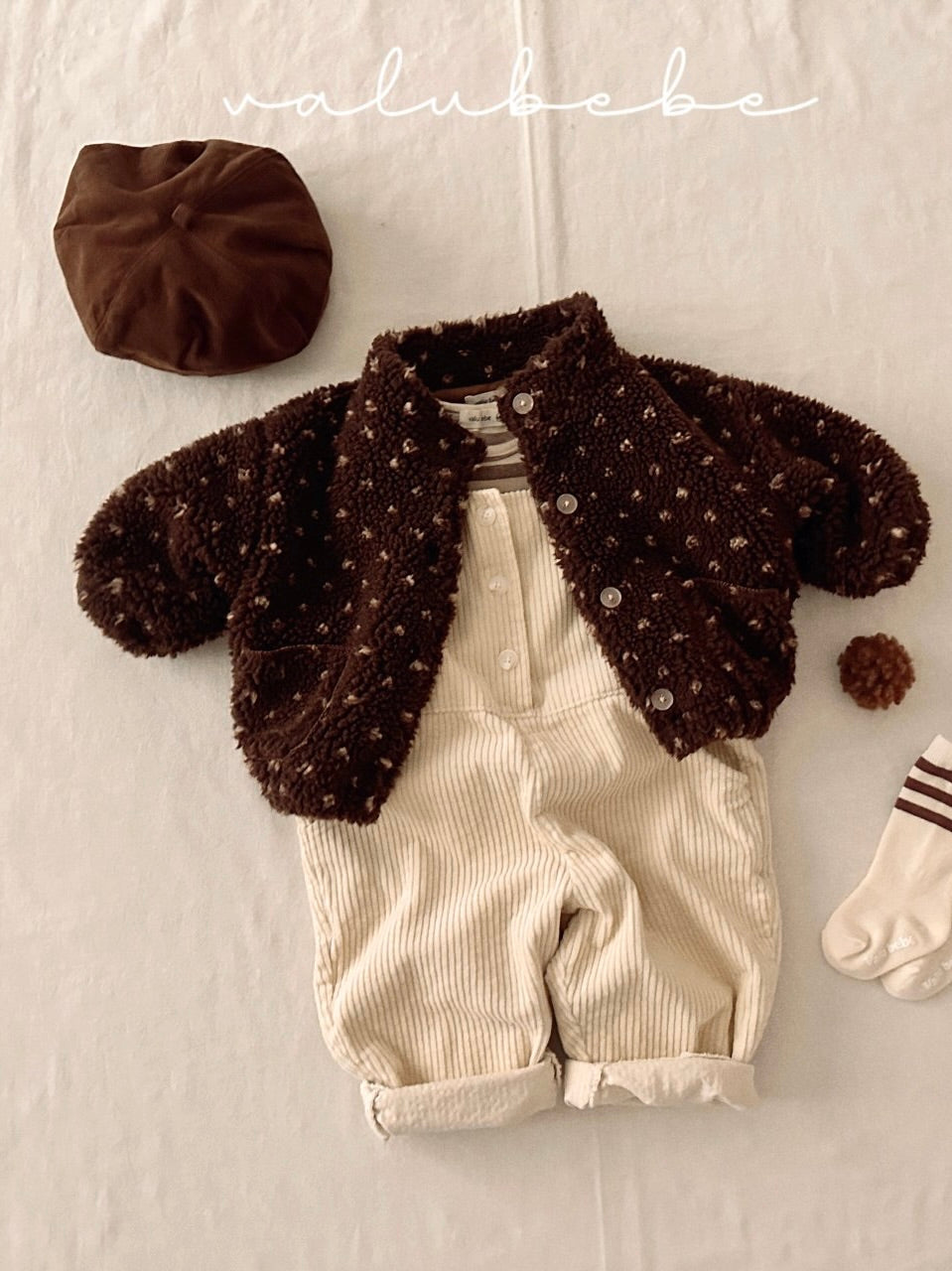 Multi striped fleece sweatshirt (baby&kids)