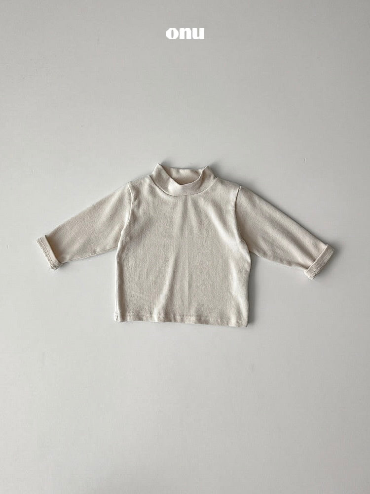 Muji half neck T
