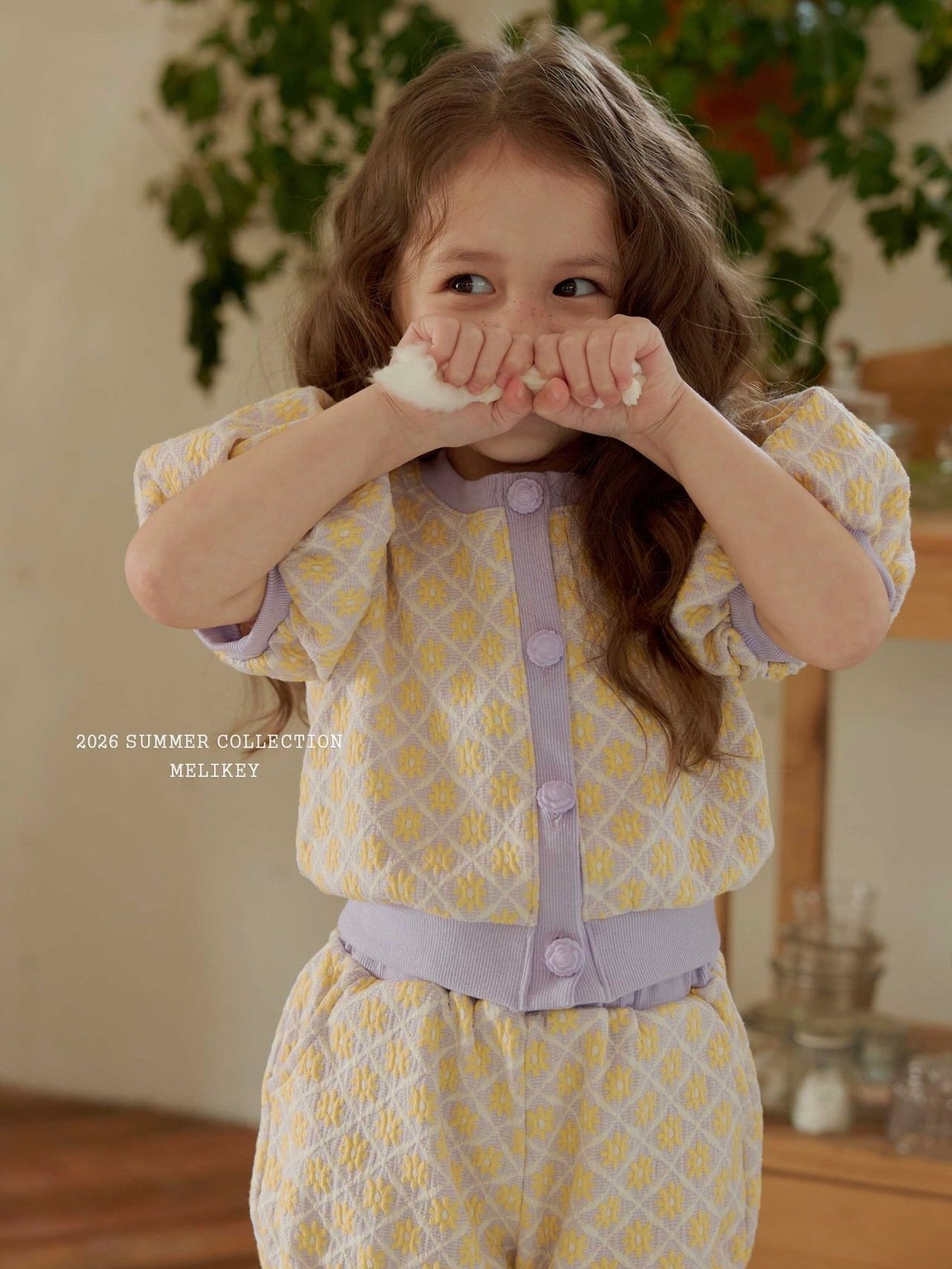 Rika flower puff cardigan