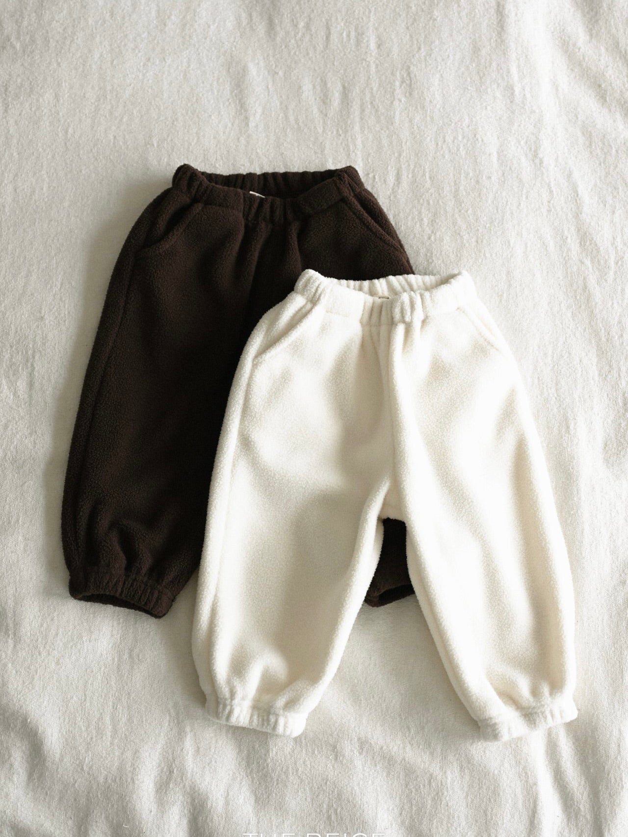 Fleece jogger pants