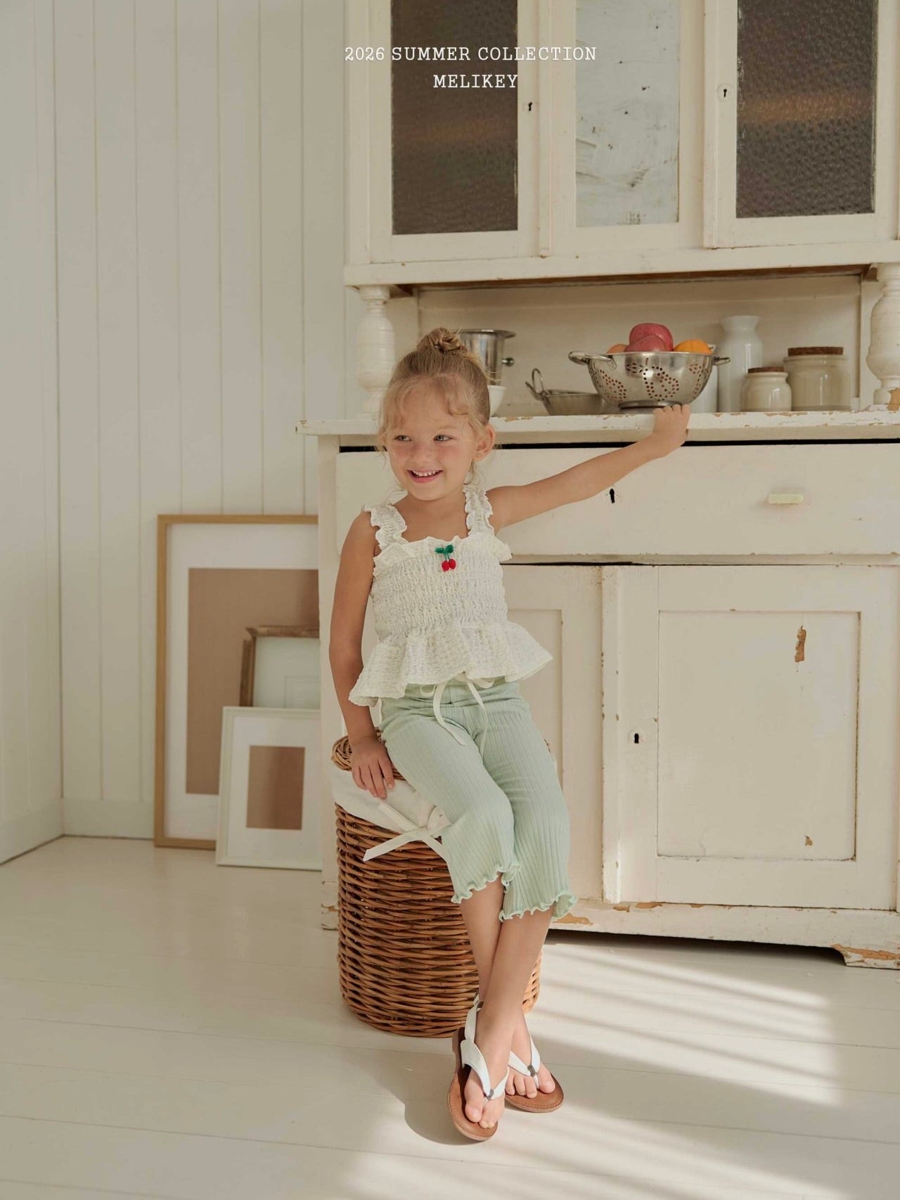 Cherry tucking blouse