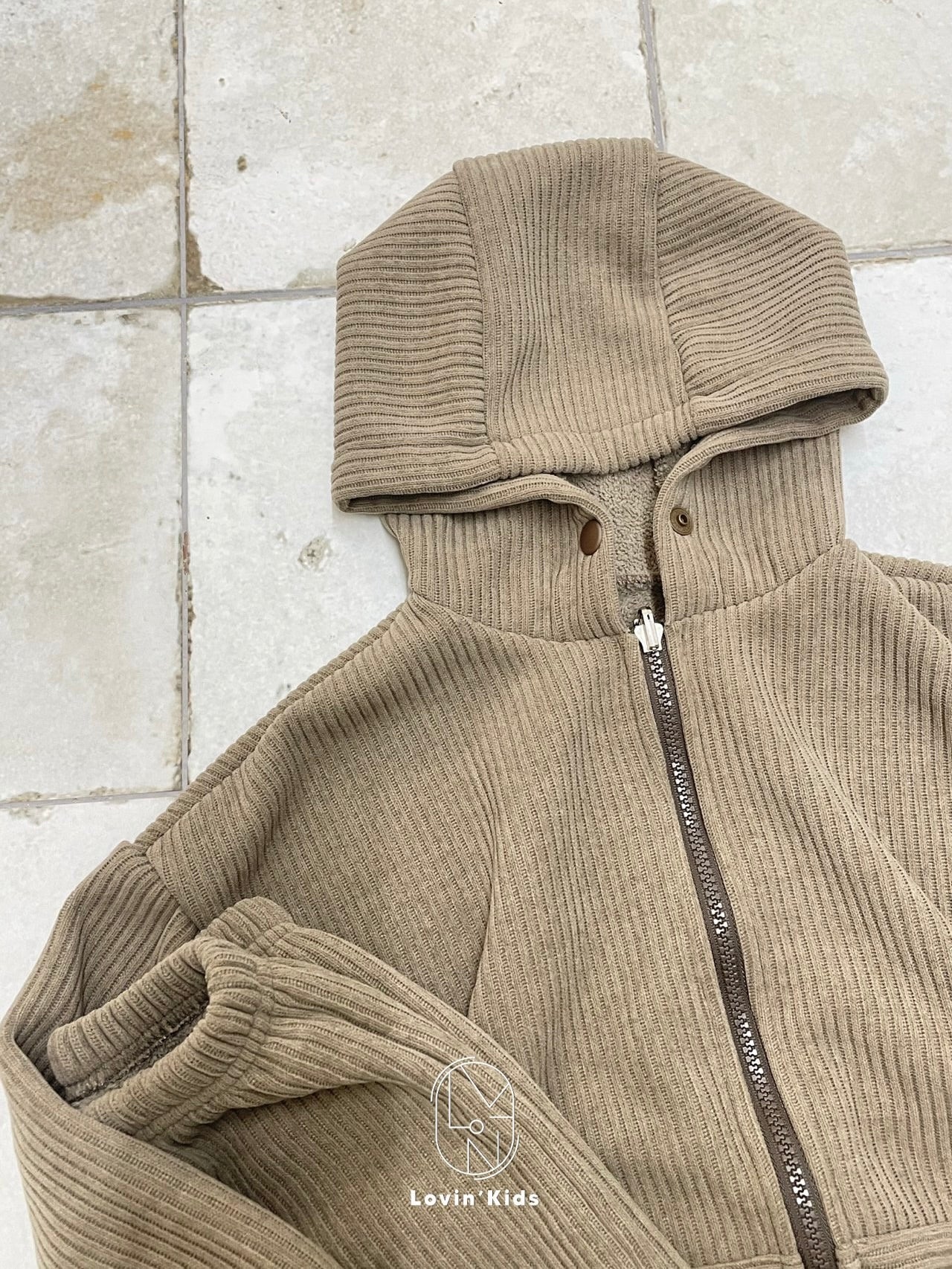 Warm zip-up hoodie