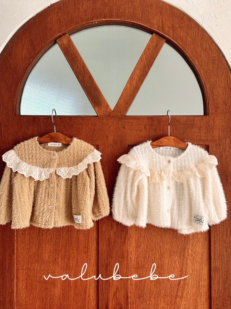Lace yoke cardigan (baby)