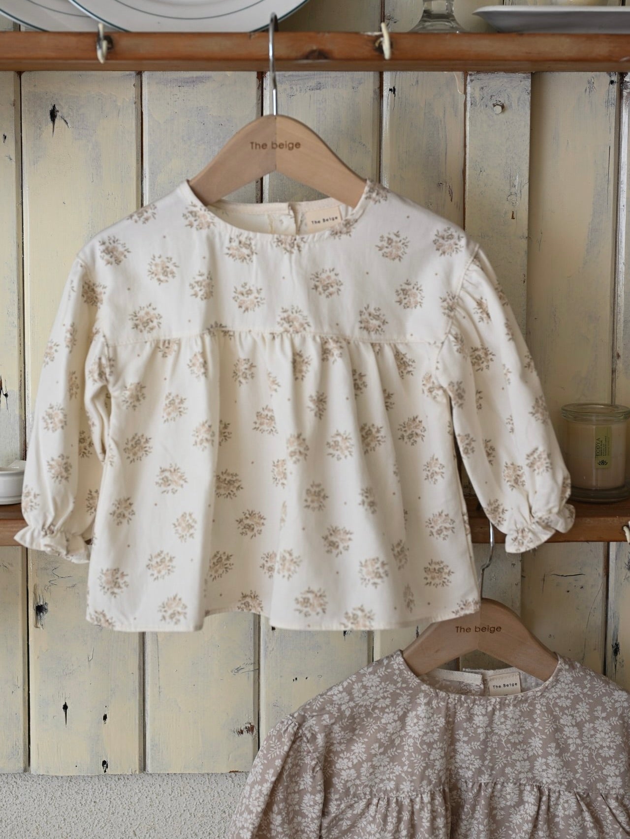 Flower cotton blouse