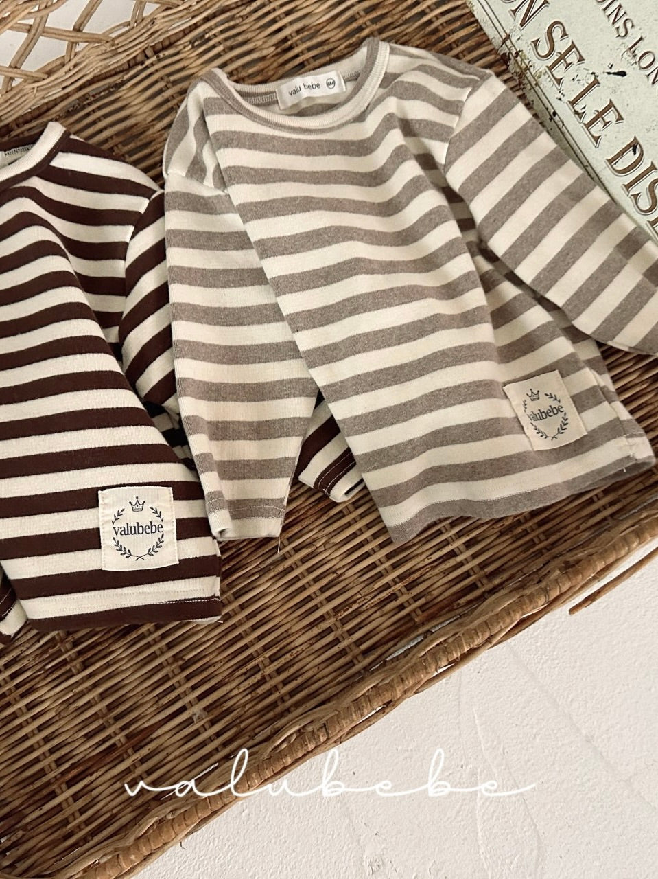 Stripe fluffy T (baby & kids)