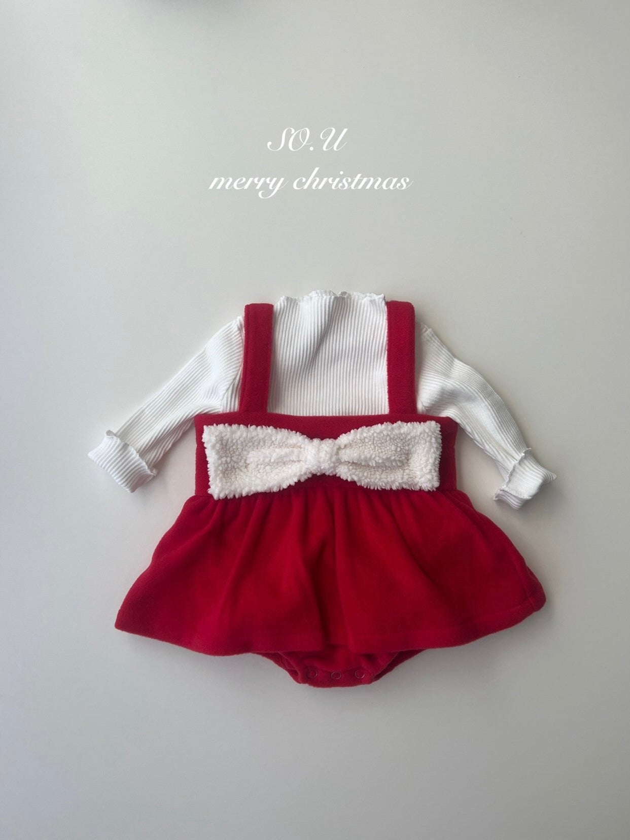 Christmas ribbon rompers