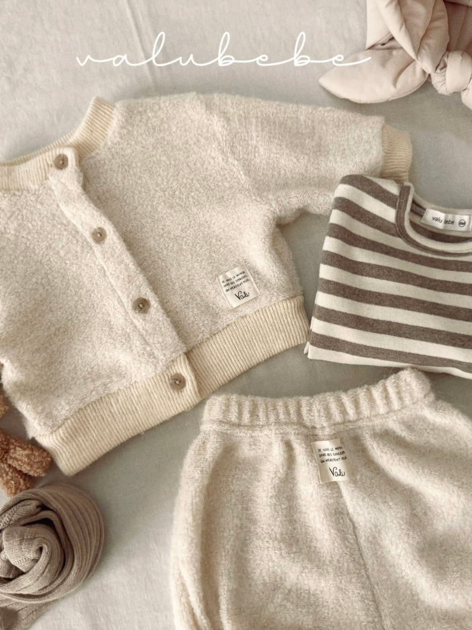 Stripe fluffy T (baby & kids)