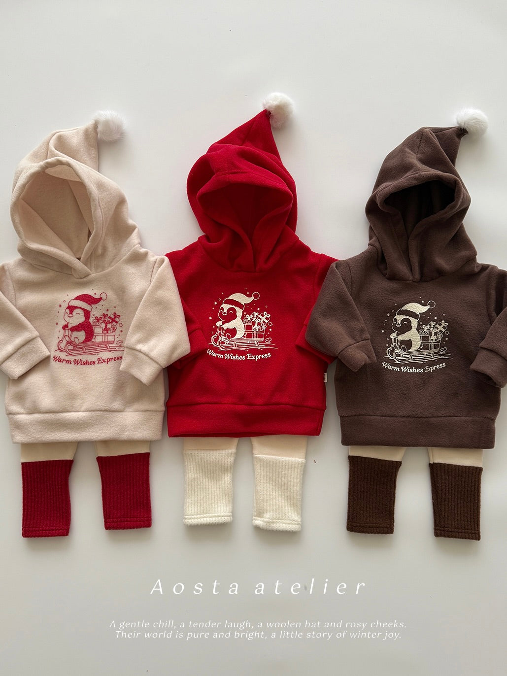 Winter penguin hoodie