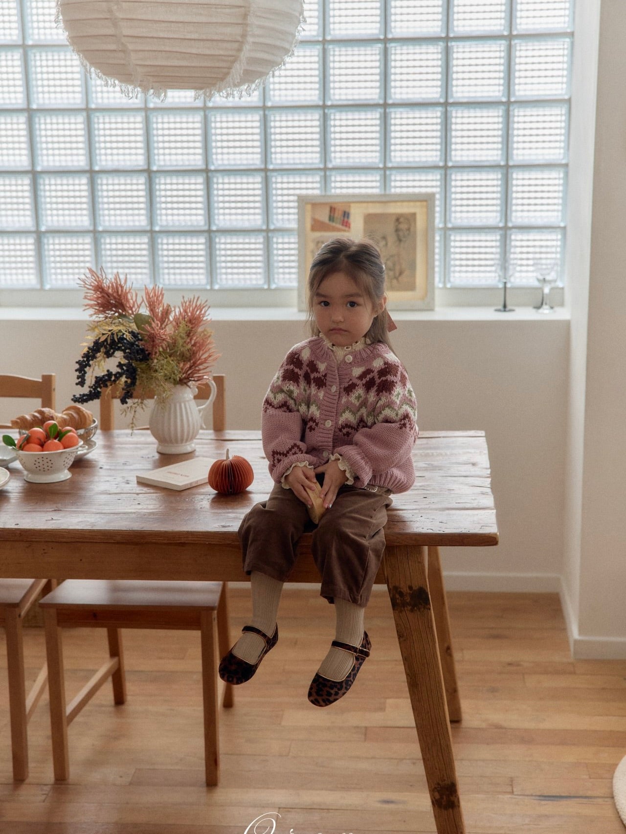 Reversible knit cardigan (2 way)