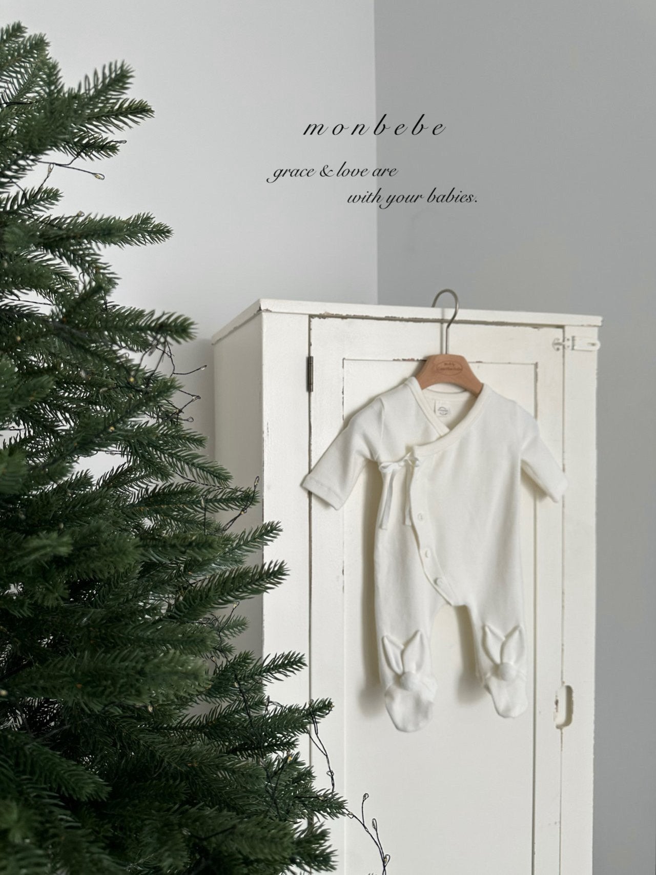 Bunny footed rompers