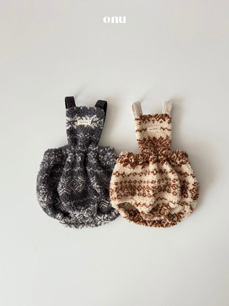 Nordic suspender rompers (baby)