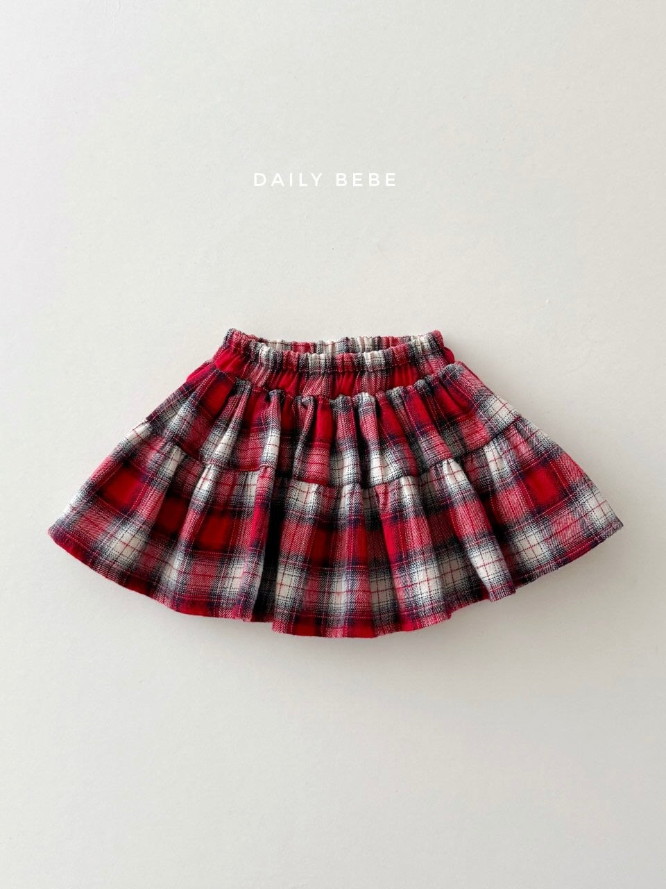 Merry check skirt