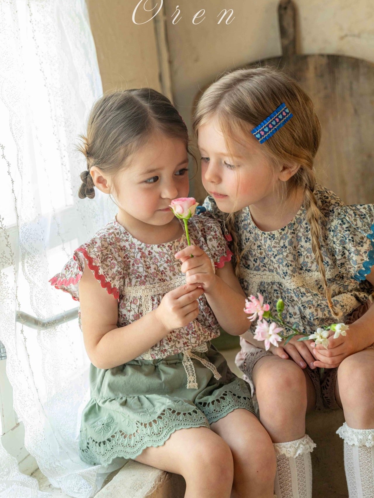 Ashley flower blouse