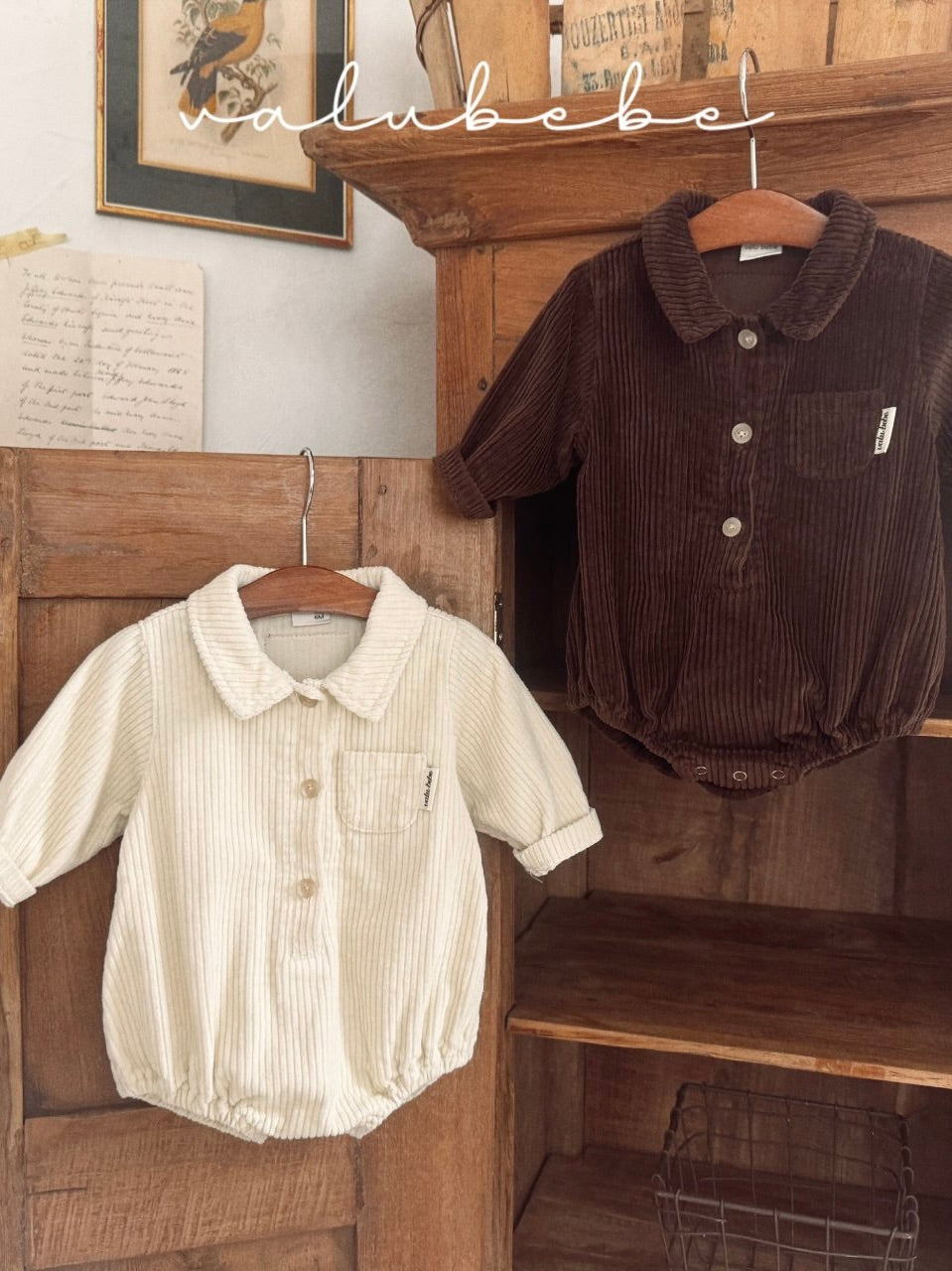 Bene corduroy rompers (baby)