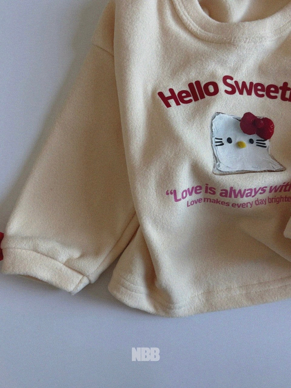 Sweetie ribbon sweatshirt