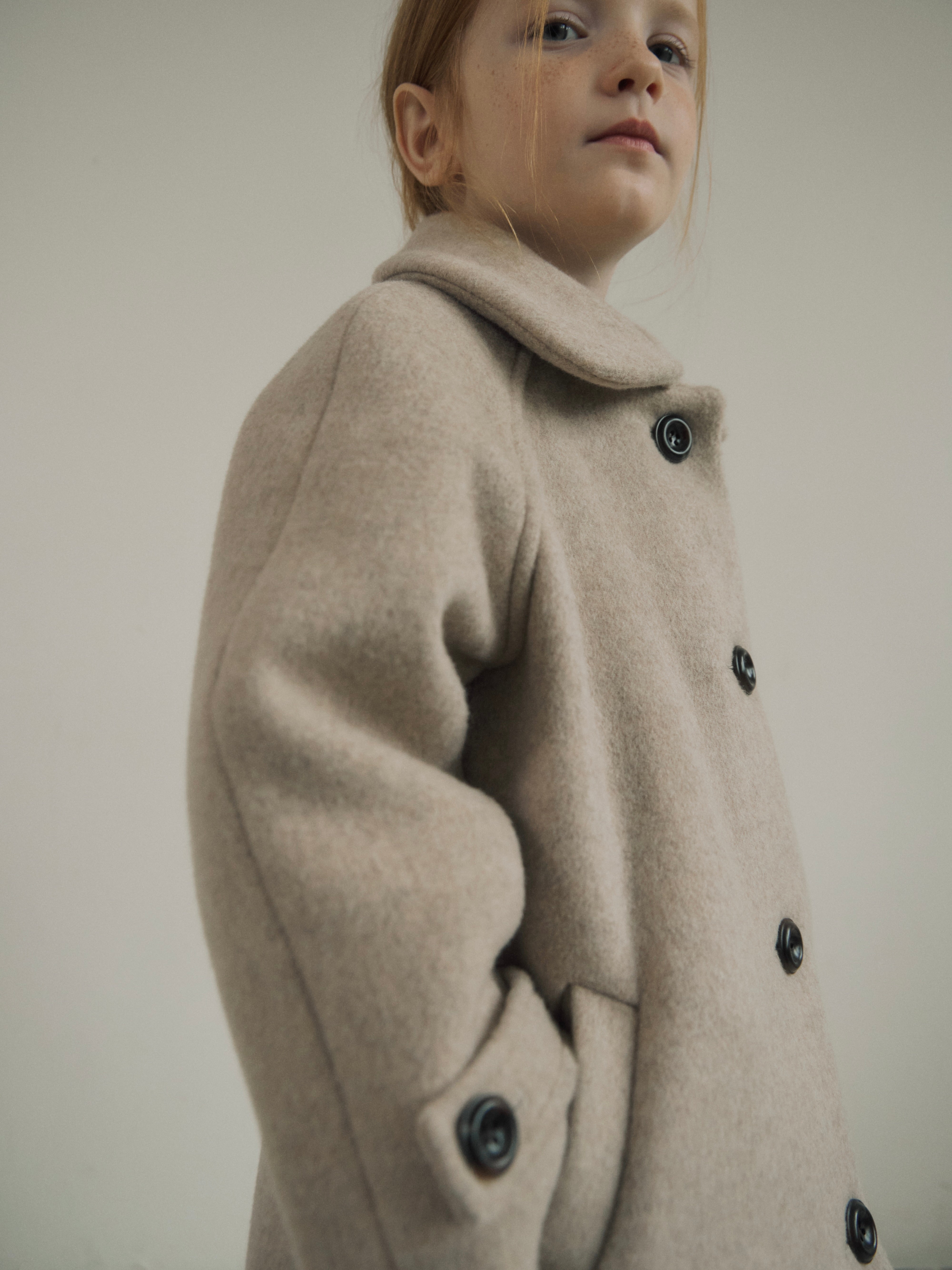 Noa wool coat (beige)