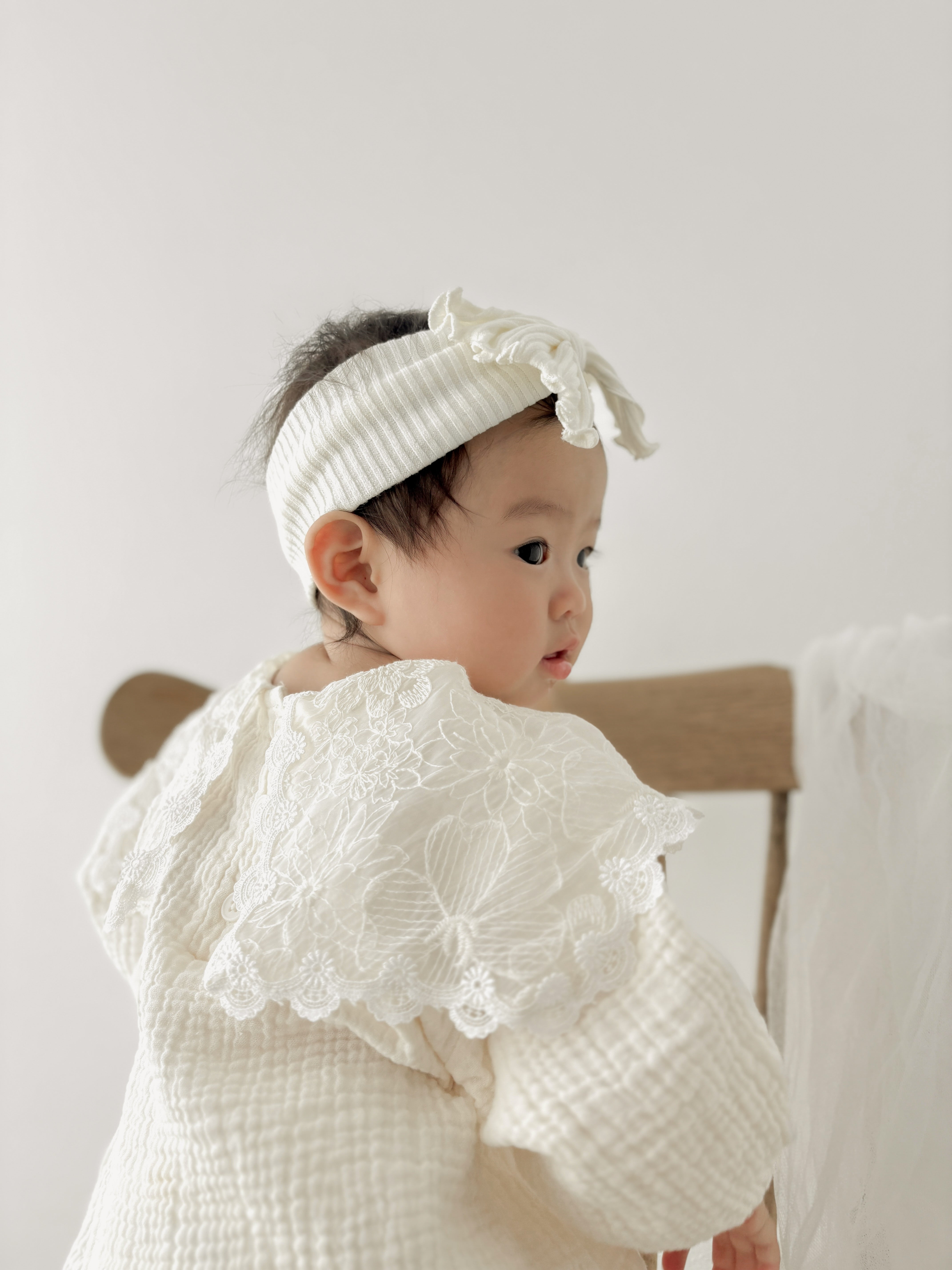 Frill ribbon hairband
