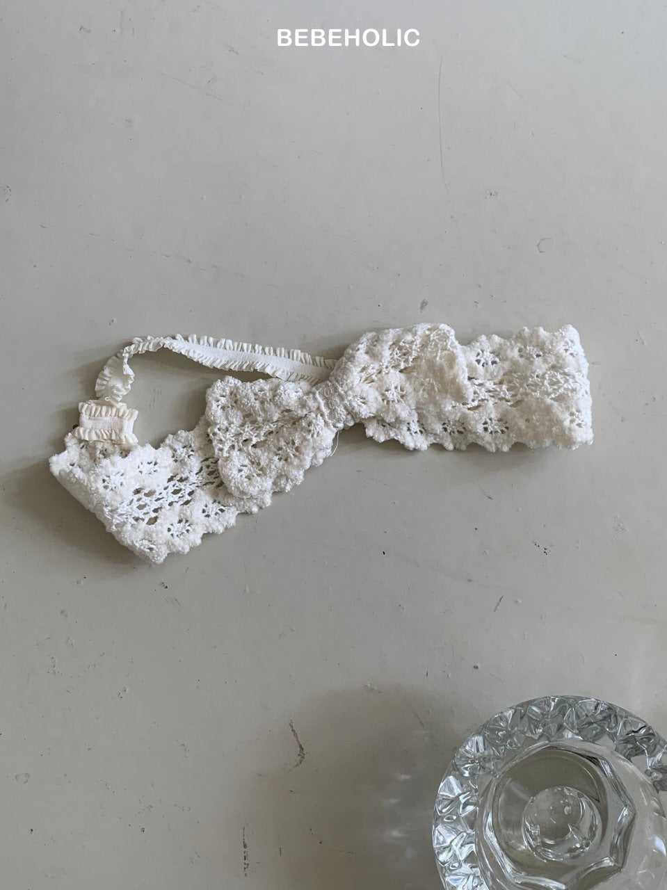 Milk ribbon hairband