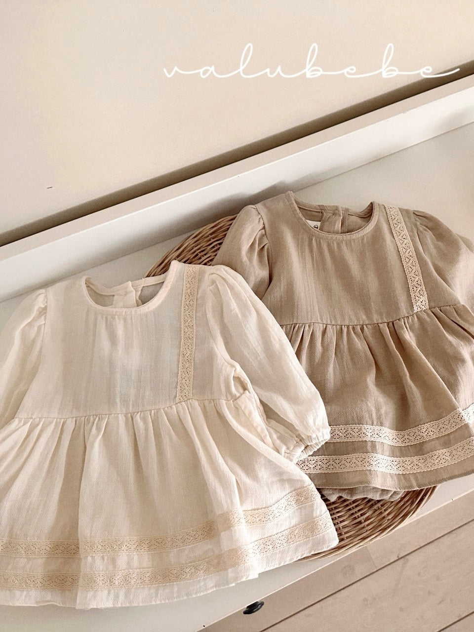 Pintuck baby one piece