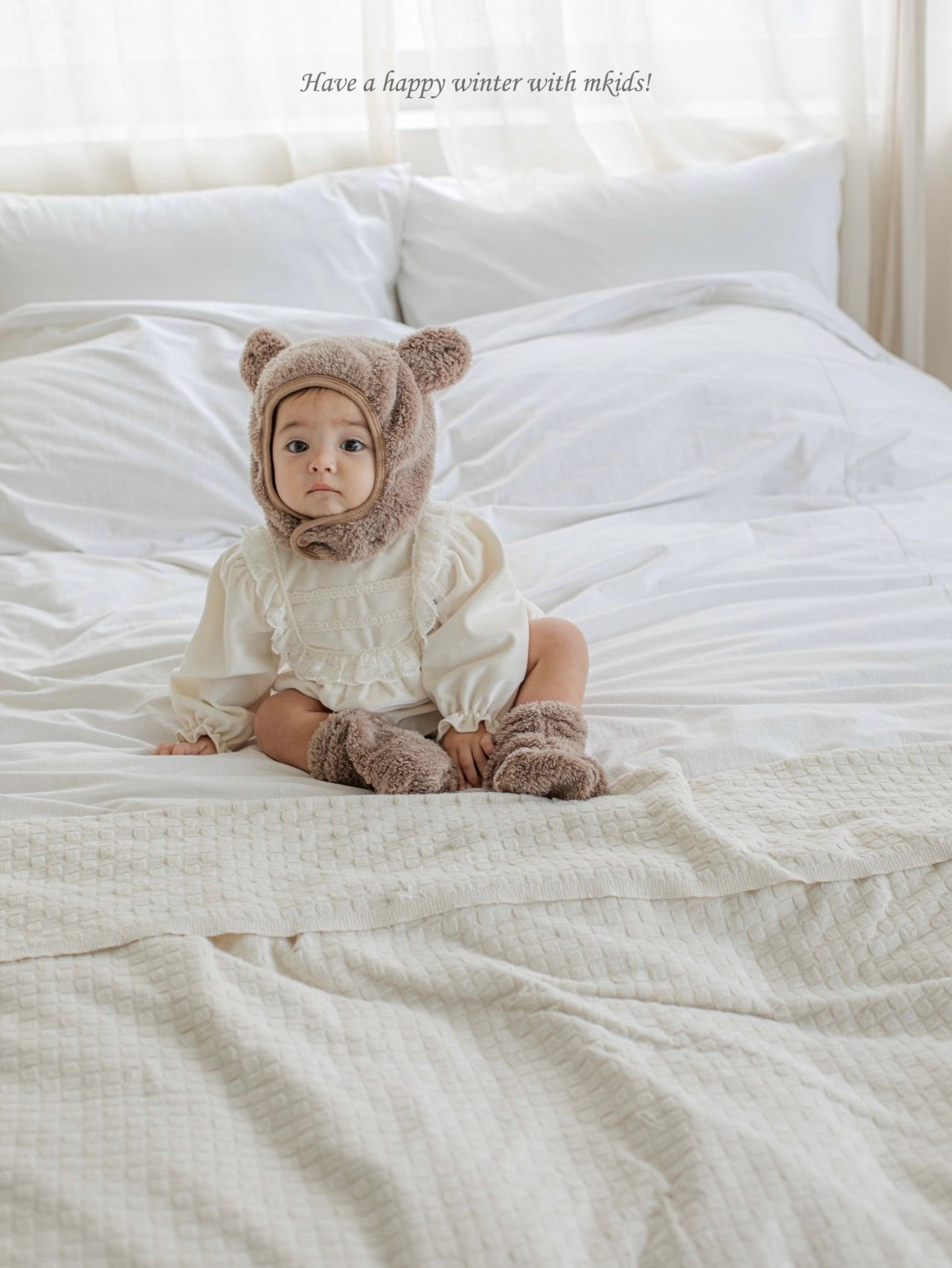 Soft fleece foot muff