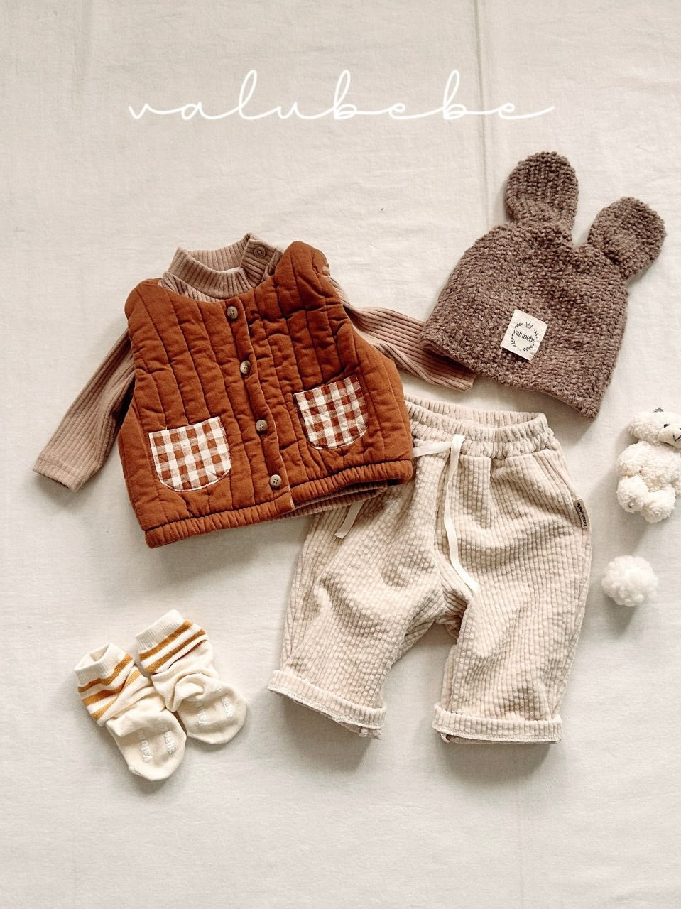 Boucle bear beanie (baby)