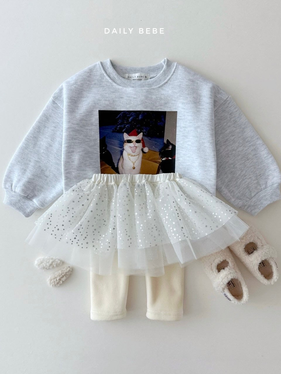 Santa cat sweatshirt (kids and adults)