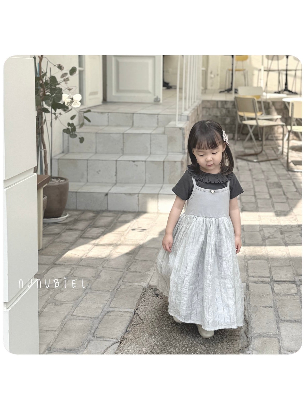 Ribbed frill T shirts