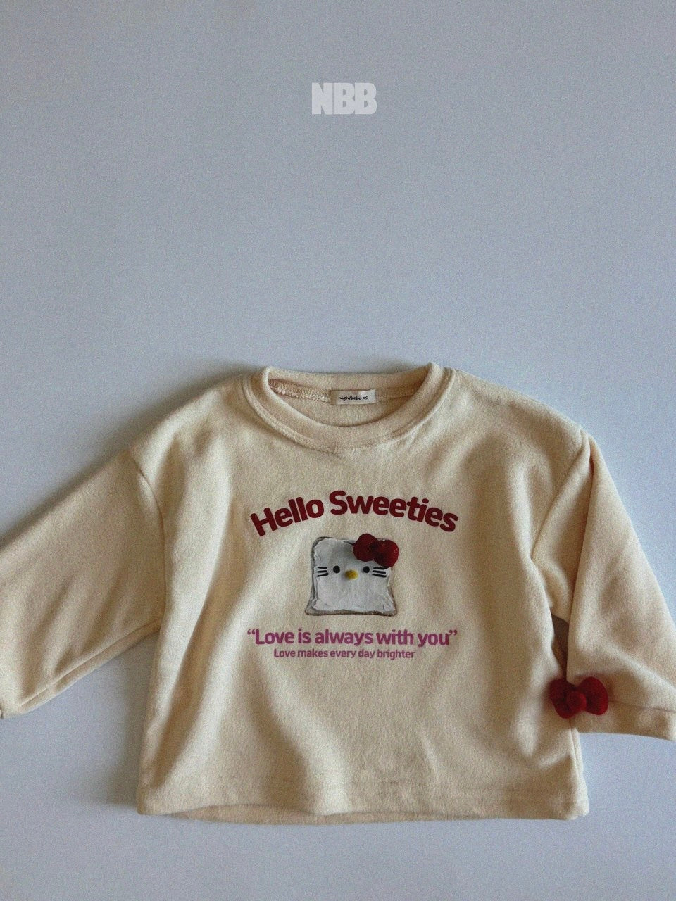 Sweetie ribbon sweatshirt