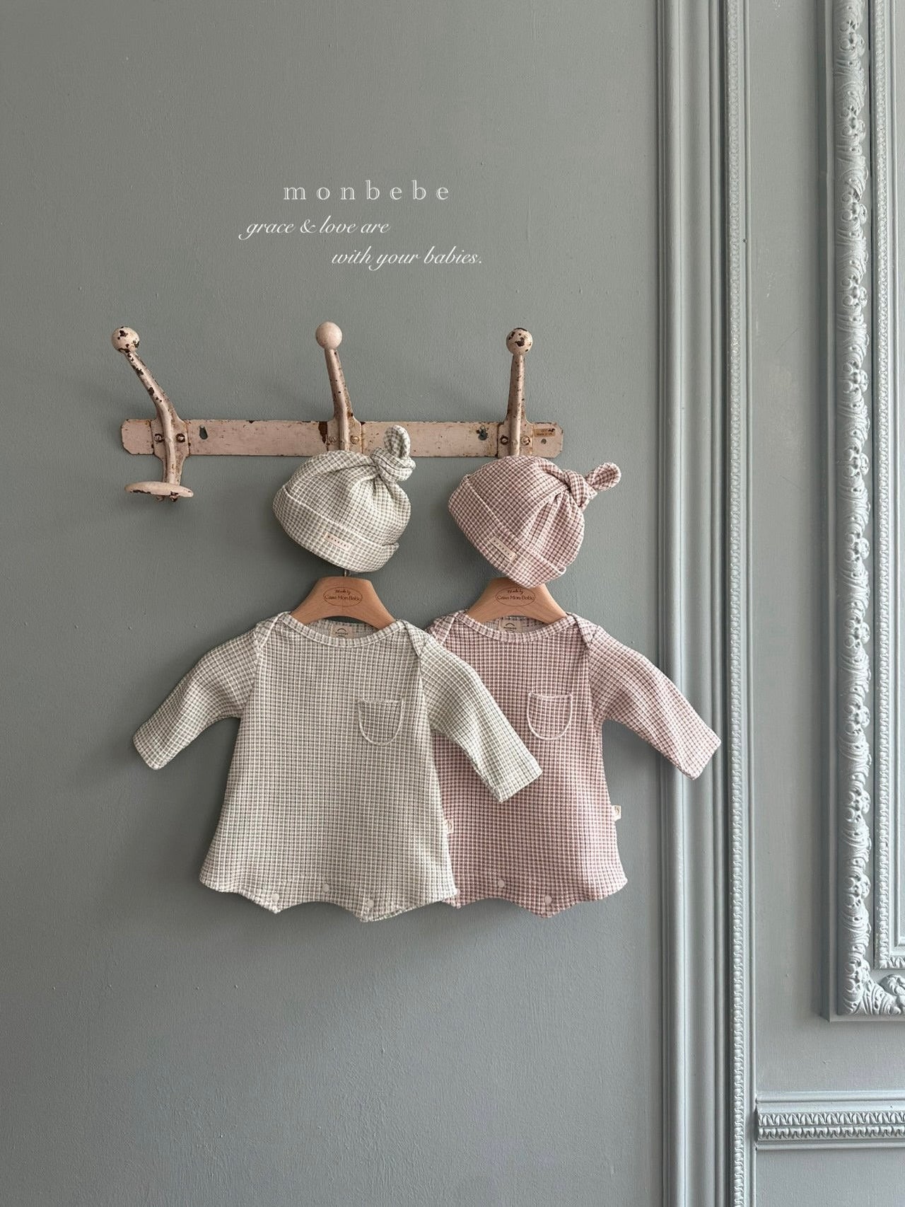 j*o様 houseonthehill rompers+bonnet Maison rompers (with bonnet)