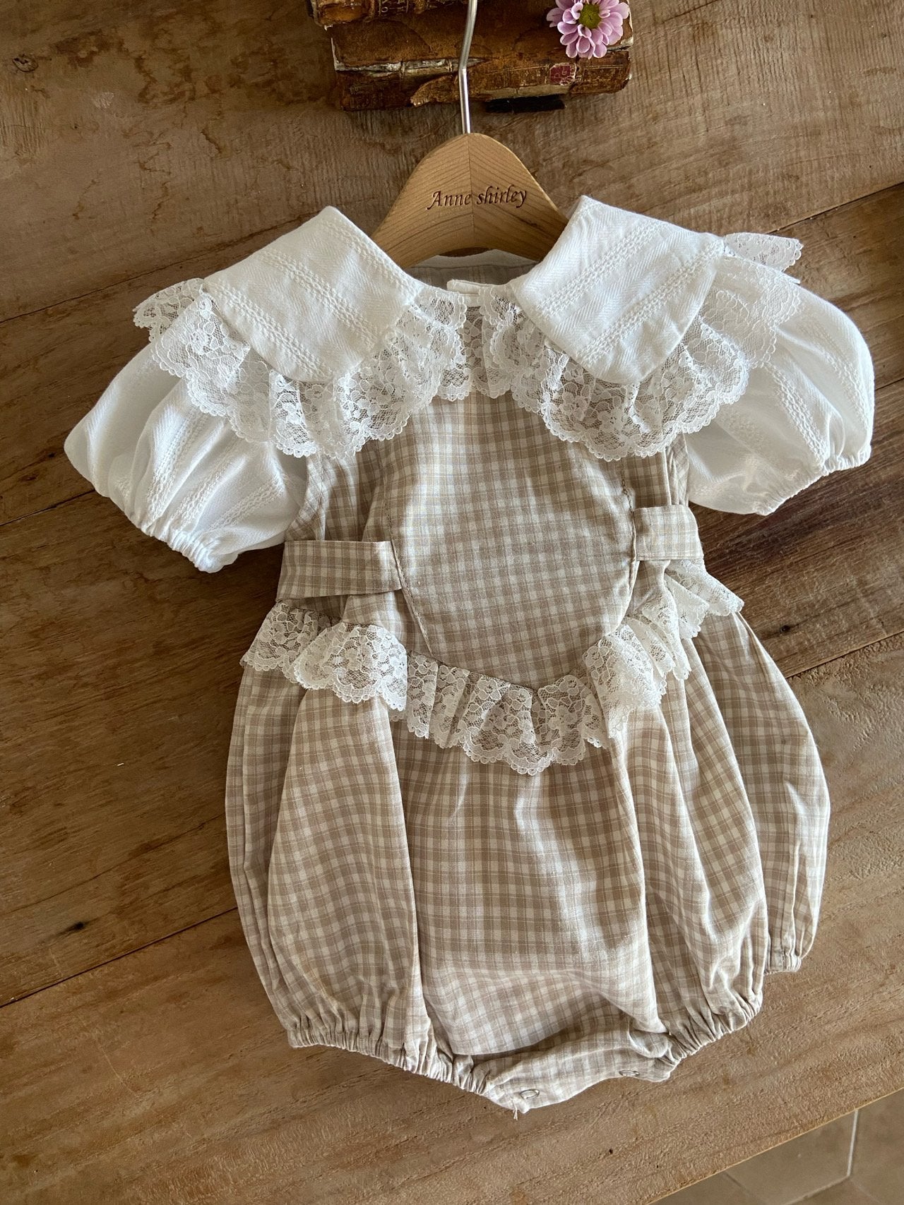 Minne ribbon rompers