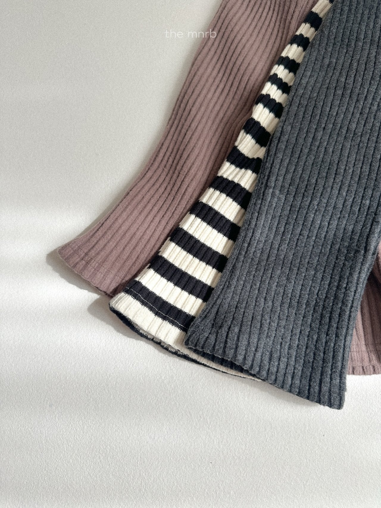 Aloe ribbed bootcut pants