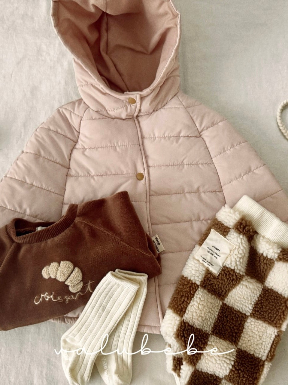 Padded hooded cape (baby)